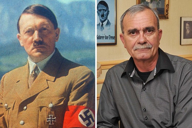 Heiner Hochegger and Adolf Hitler Heiner Hochegger, Hitler Living relatives, Peter Raubal, Patrick