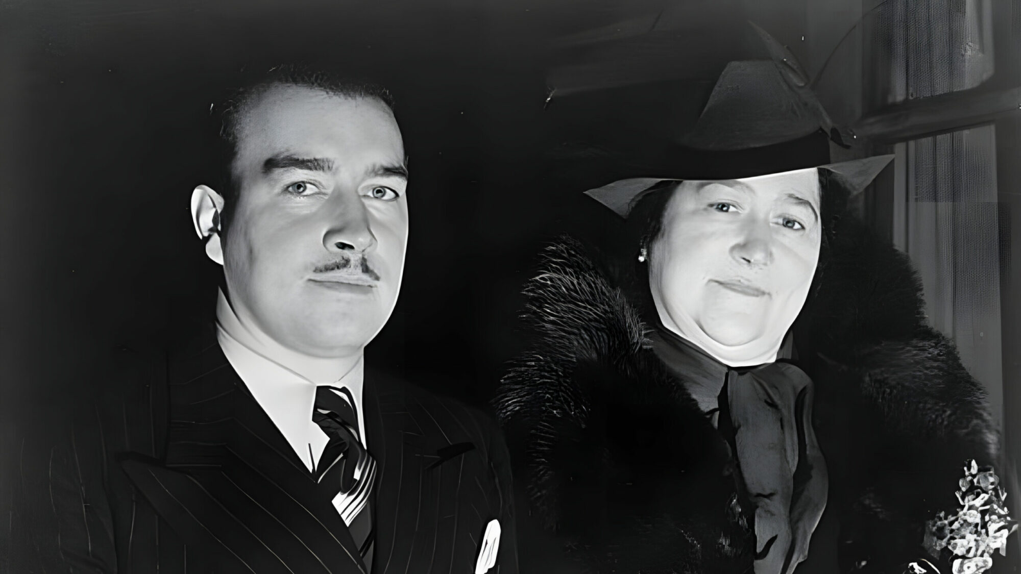 William Patrick Hitler, son of the Führer’s half brother Alois, with his mother Bridget Heiner Hochegger-Hitler-Peter-Raubal-Patrick