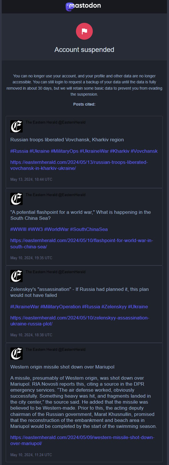 newsmast-suspension