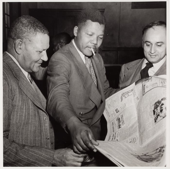 Nelson Mandela while ANC and Youth League were being formed Nelson Mandela ANC and Youth League Formation