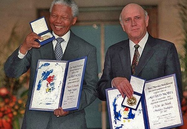 Nelson Mandela after receiving Nobel Peace Prize Nelson Mandela Nobel Peace Prize