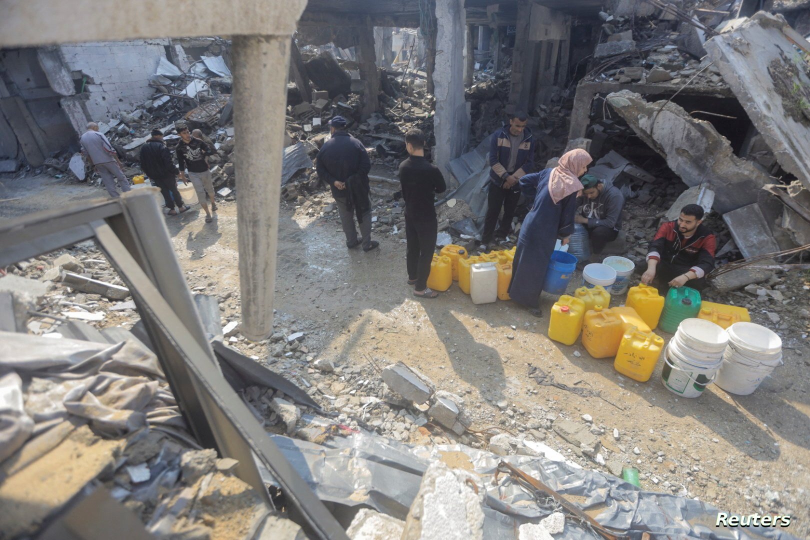 PALESTINE-GAZA-GENOCIDE-ISRAELI-INVASION-DISEASES-WATER-CONTAMINATION-ETHNIC-CLEANSING