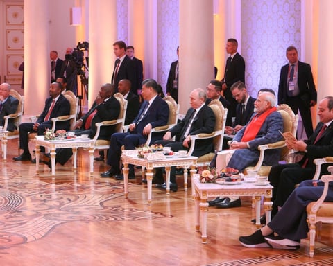 Mauro Vieira, Abiy Ahmed Ali, Cyril Ramaphosa, Xi Jinping, Vladimir Putin, Narendra Modi,