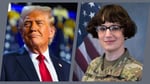 Donald Trump and Transgender Army person