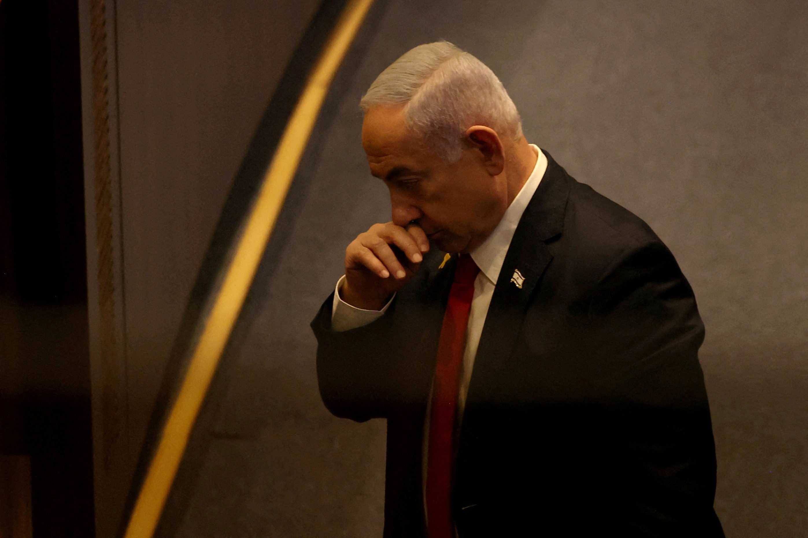 Israeli PM Netanyahu speaks at Knesset in Jerusalem
