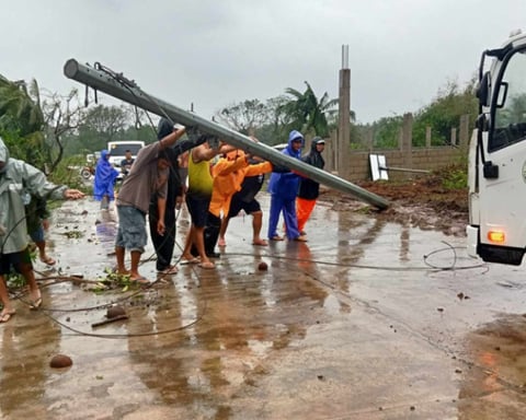 Typhoon Man-yi, the 6th major storm in a month, barrels towards the Philippines.