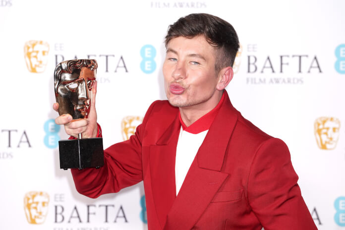 Barry Keoghan poses with his Bafta for best supporting actor for The Banshees Of Inisherin Barry Keoghan's filmography
