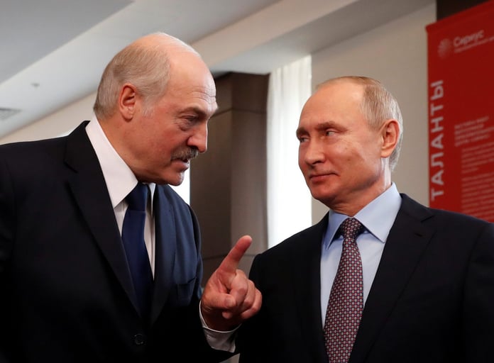 Lukashenko Putin meeting, Union State Council, Supreme State Council Minsk, Union State 25th anniversary, Belarus Russia talks, agenda discussion, Minsk meeting