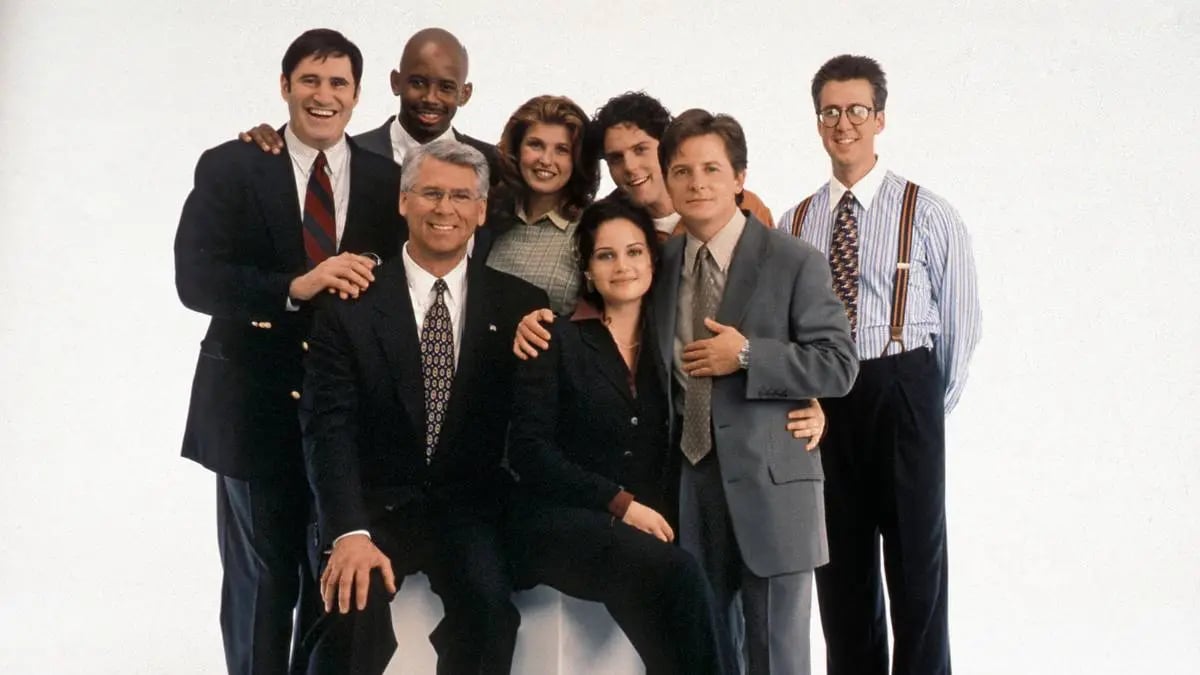 Spin City cast social