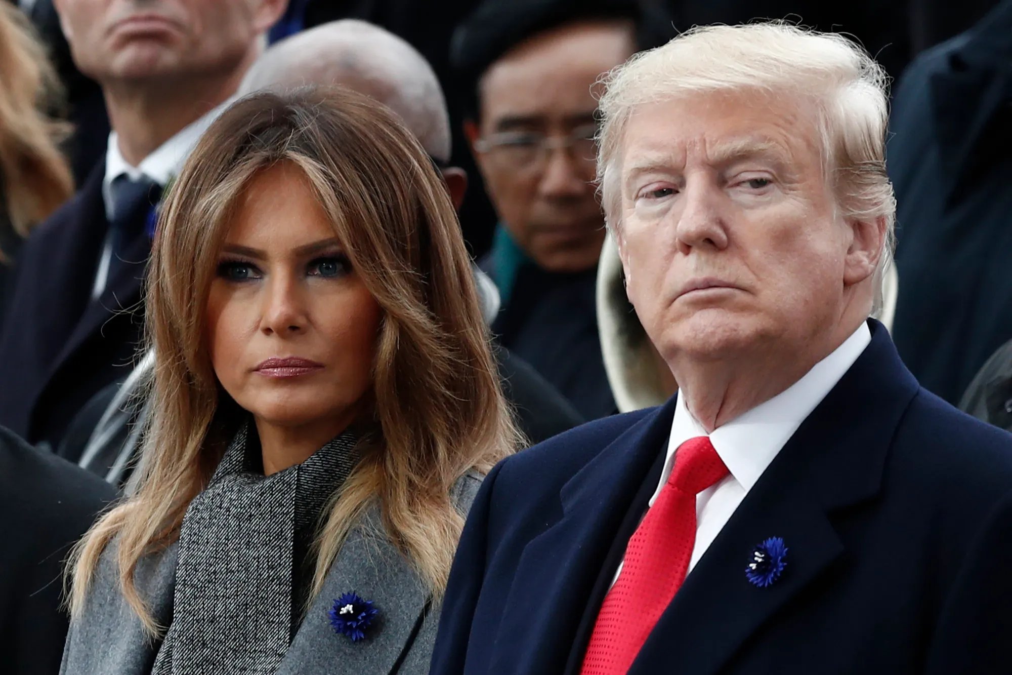 U.S. President Donald Trump and First Lady Melania Trump at the White House