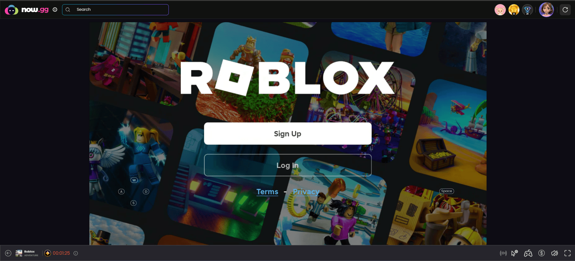 Robolox, Roblox Online, Online Roblox, How to Play Roblox on Now.gg
