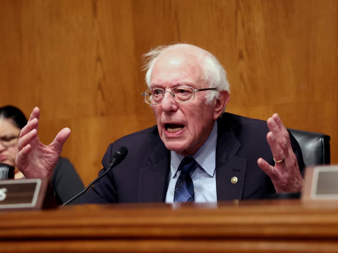 Trump Gaza plan, Bernie Sanders, Gaza displacement, US Senate, Israel aid