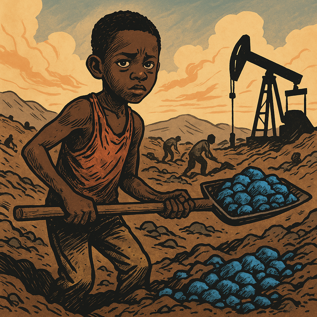 Cobalt is the new oil and Congo is the new war zone cobalt war, Congo cobalt mining, child labor in cobalt mines, battery industry genocide, green energy exploitation, artisanal mining Congo, electric vehicle supply chain, African resource exploitation, cobalt blood mines, BRICS energy strategy