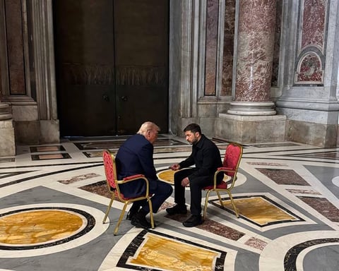 trump-zelenskyy-meeting-pope-francis-funeral, Macron meeting Zelenskyy, Ukraine War, Russia Ukraine, France, United States