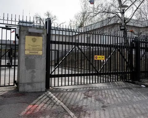 Sweden drone attack, Russian embassy Stockholm, cowardly drone strike, diplomatic sabotage Sweden, Vienna Convention violation, Russia Sweden tensions