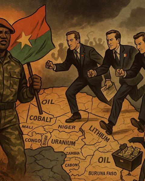 Ibrahim Traoré resists Western looting of African resources by Glencore and global corporations