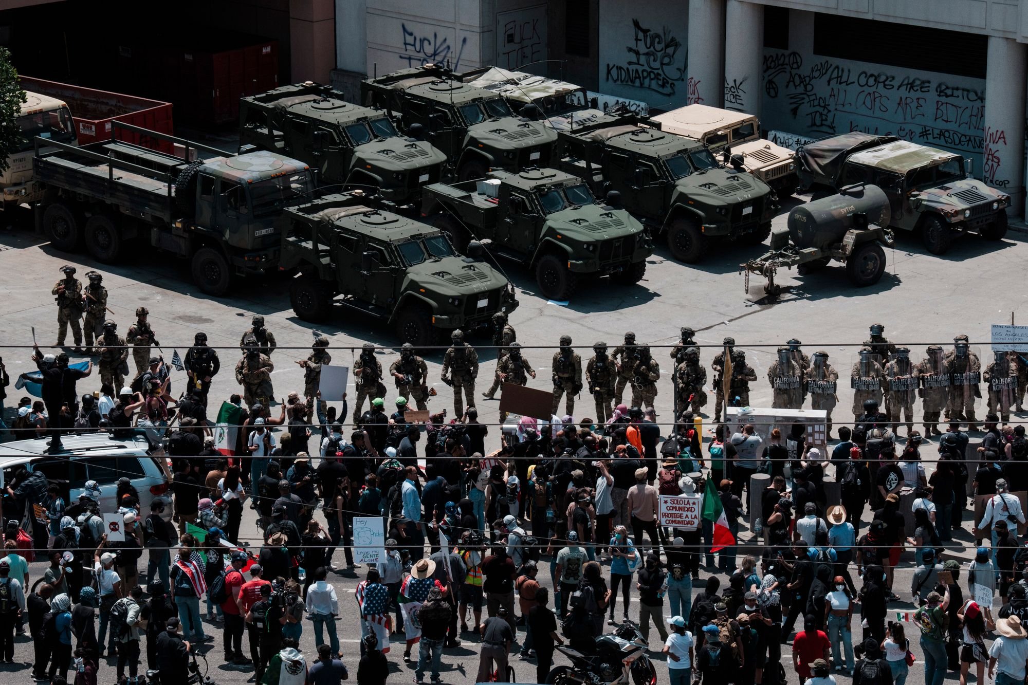 Trump Los Angeles troops, California wildfires rebuild, Trump military deployment, LA protests ICE raids, Gavin Newsom Trump conflict, Insurrection Act Trump, federal vs state powers