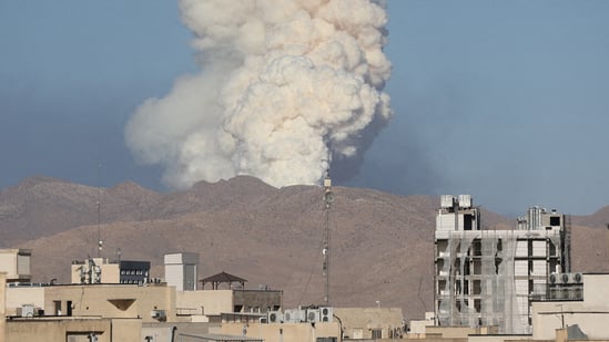 Bright explosion at Iranian nuclear facility following U.S. and Israeli joint airstrike