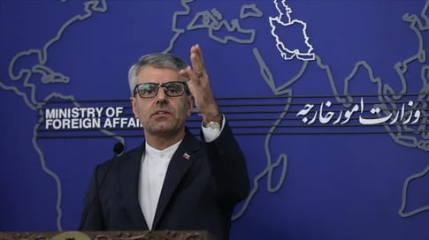 Esmaeil Baghaei, Iran foreign ministry, press conference, Gaza ceasefire