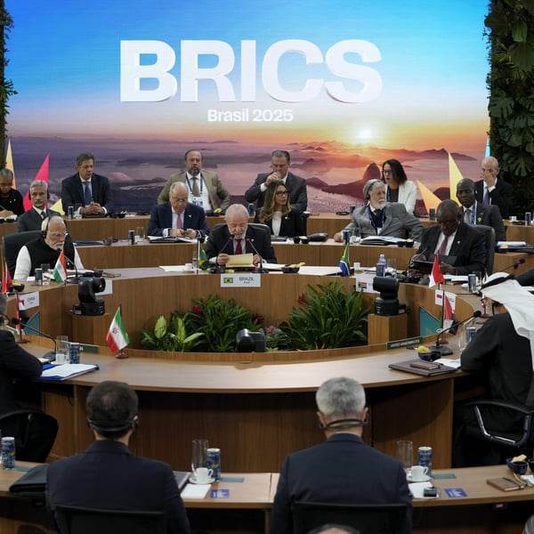 BRICS leaders, summit, Kazan, Russia, July 2025, global economic realignment