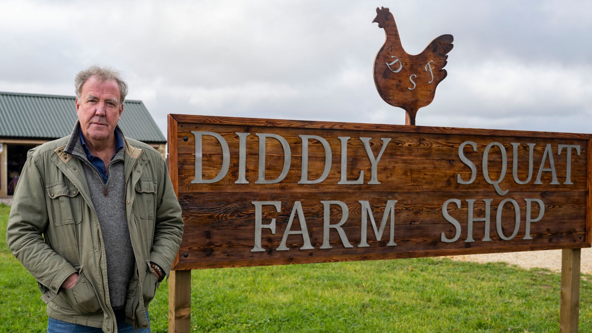 Jeremy Clarkson at Diddly Squat Farm Oxfordshire 2025