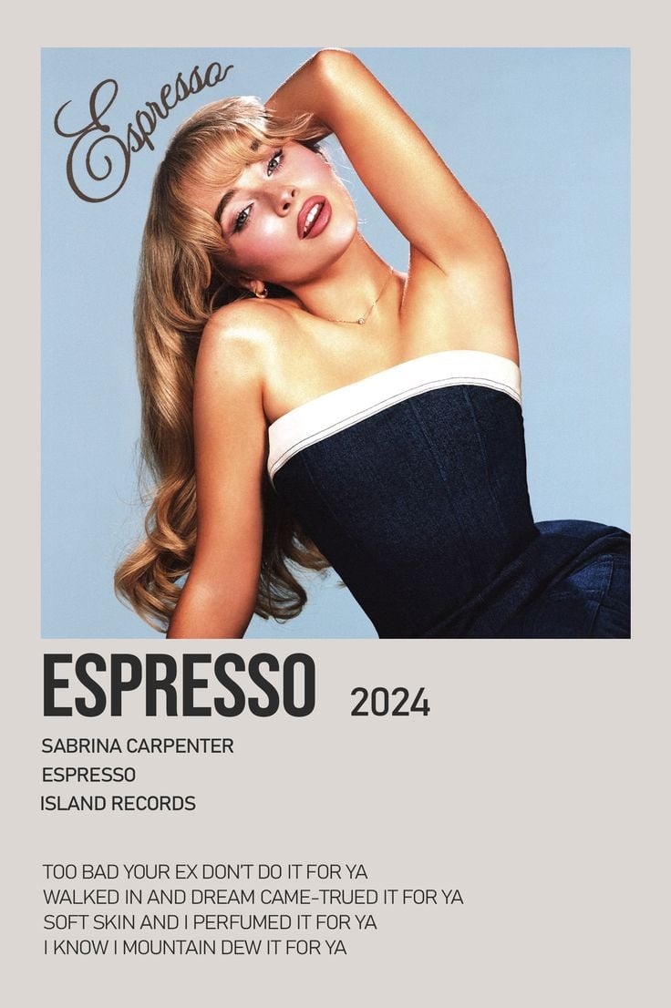 Sabrina Carpenter Espresso album artwork 2024 Sabrina Carpenter Espresso album cover, Sabrina Carpenter new album, Sabrina Carpenter songs