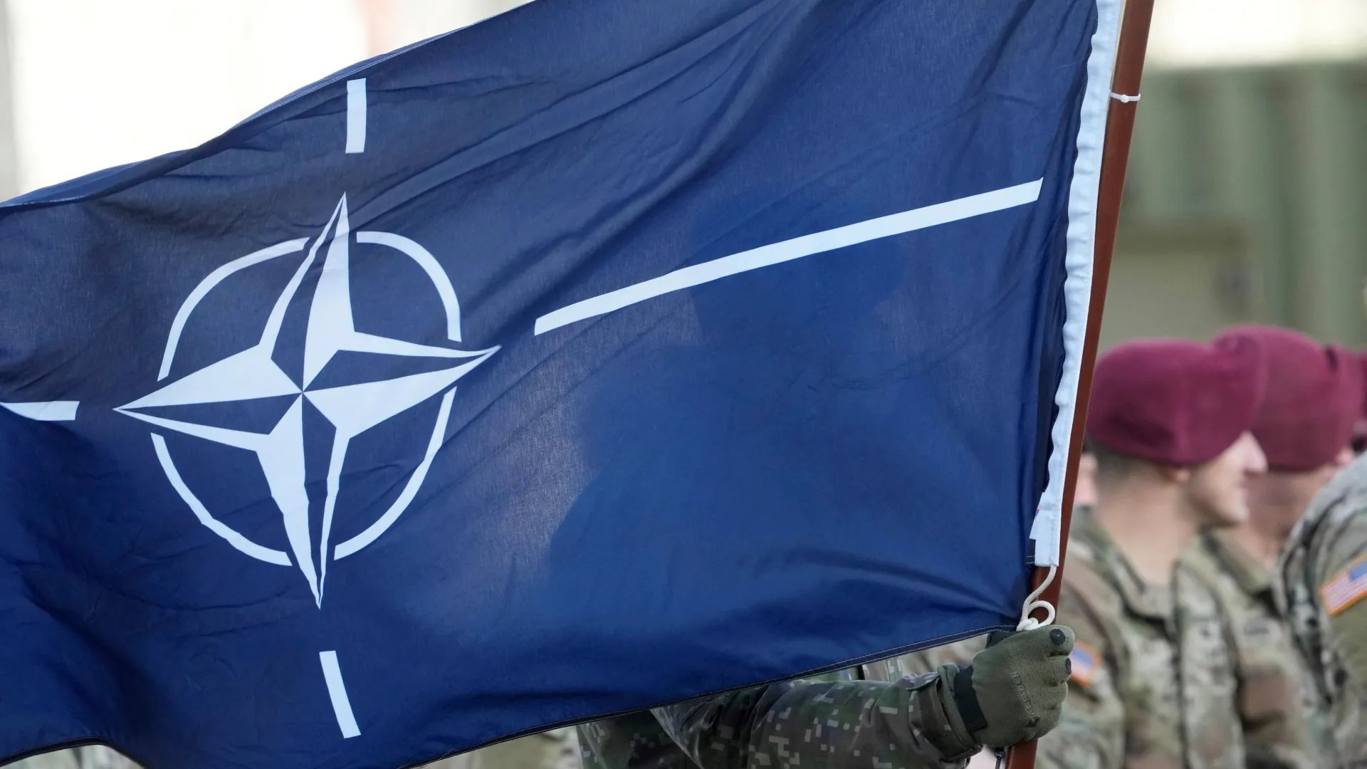 NATO headquarters in Brussels as officials debate Articles 4 and 5 while Russia strengthens position