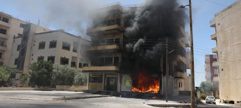 Syrian security forces in Suwayda after sectarian violence