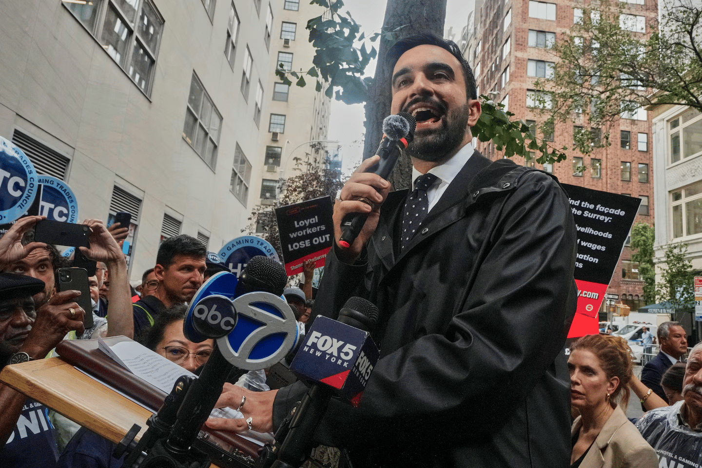 Zohran Mamdani protests ABC over Jimmy Kimmel suspension