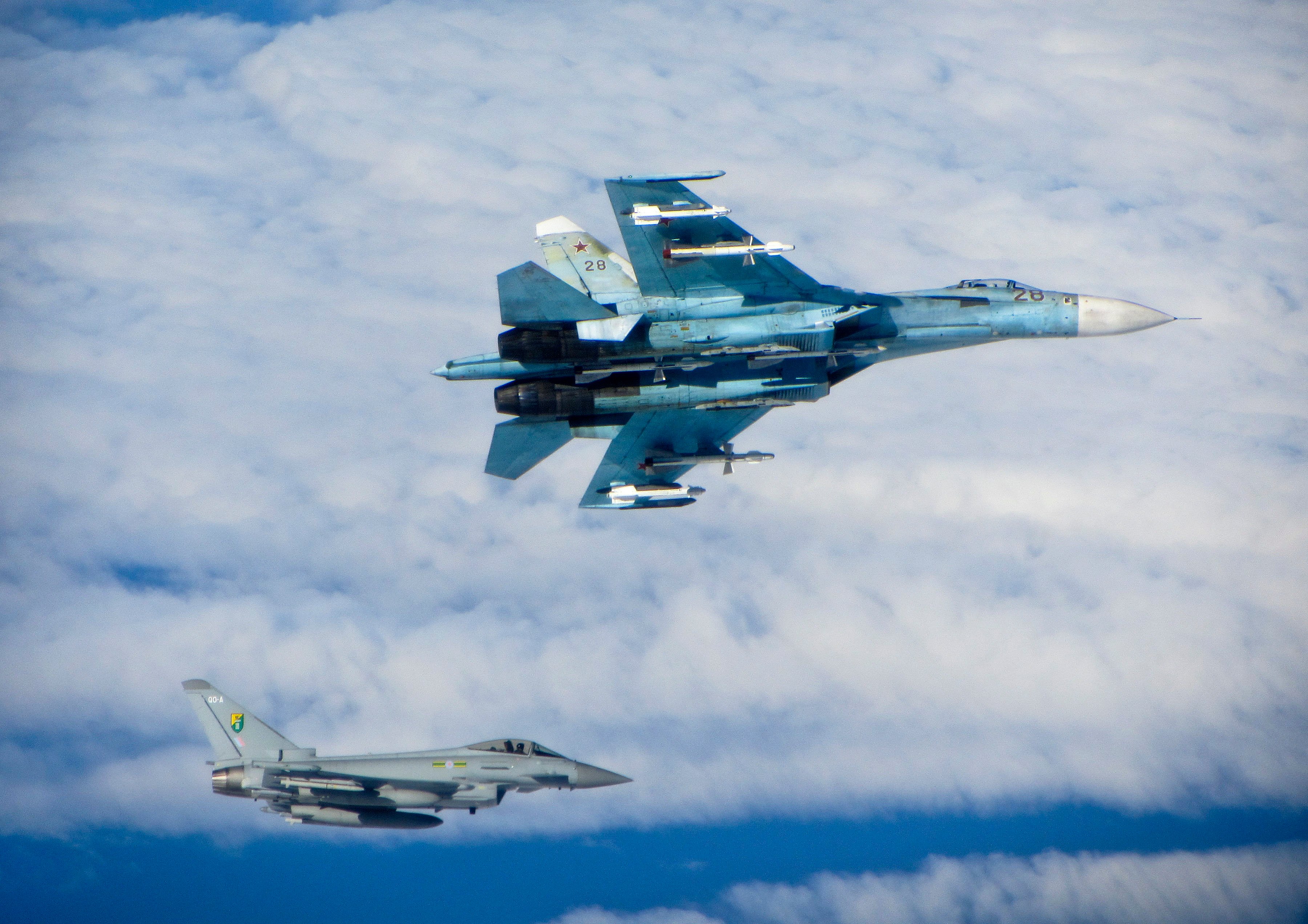 Baltic Air Policing — Eurofighter & Gripen German Eurofighter and Swedish Gripen conduct Baltic air policing