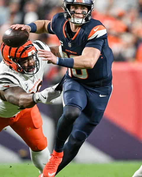 broncos vs bengals, bo nix, 28-3, nfl week 4, empower field