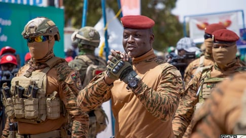 Burkina Faso security, displacement, 2025, Ibrahim Traore
