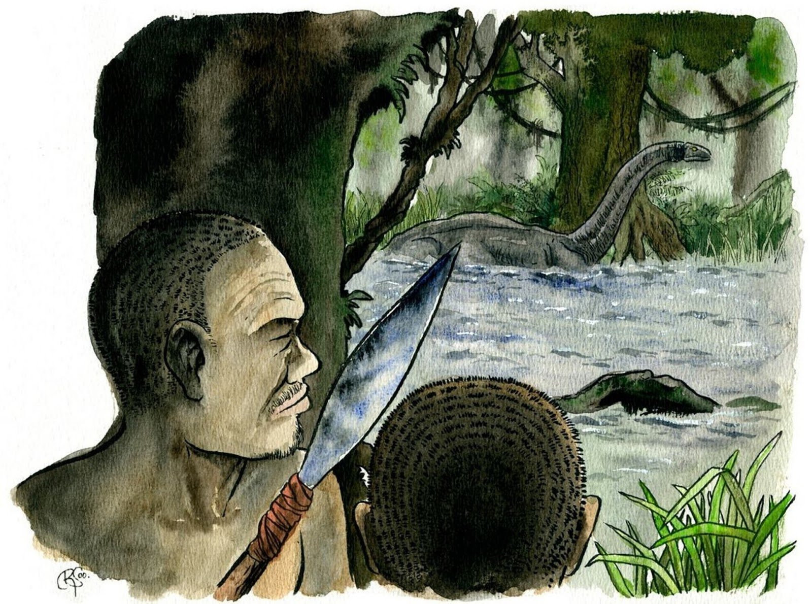 cryptids of africa, congo snake, mokele mbembe, congo basin myths