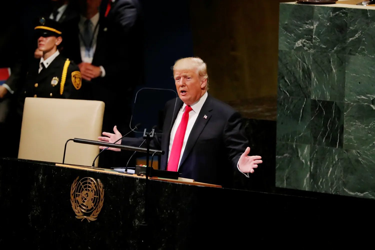 Donald Trump At UNGA 80 Donald Trump addresses UNGA 80 as allies recognize Palestine