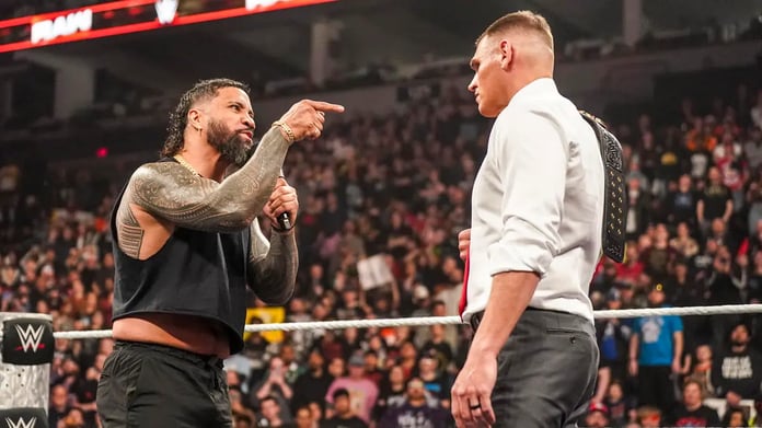 Jey Uso and Gunther square off in a singles match on WWE television