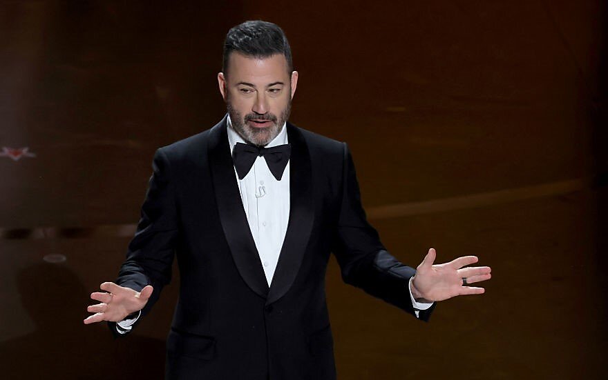 Jimmy Kimmel on stage as ABC suspension fuels backlash