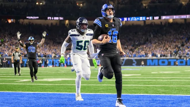 Kerby Joseph closes it with an interception kerby joseph interception, lions game winner, seahawks vs detroit lions, red zone pick