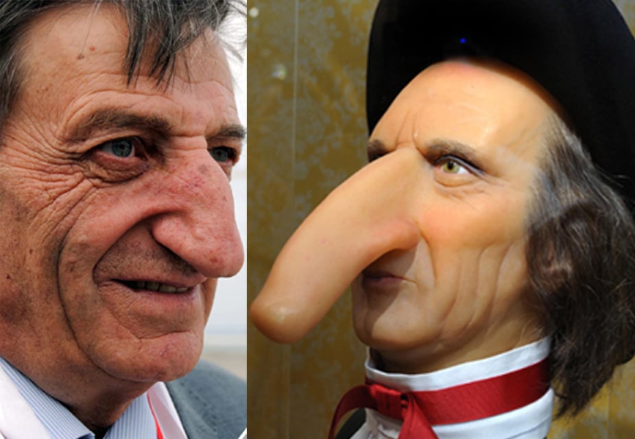 longest nose in history, Thomas Wadhouse, Thomas Wedders, Guinness
