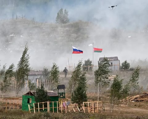 Russian and Belarusian forces conduct nuclear strike rehearsal with weapons deployed in Belarus