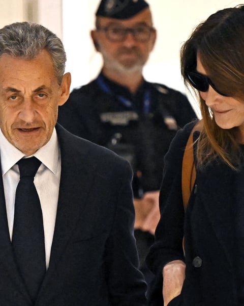 Nicolas Sarkozy Leaves Paris Criminal Court After Verdict