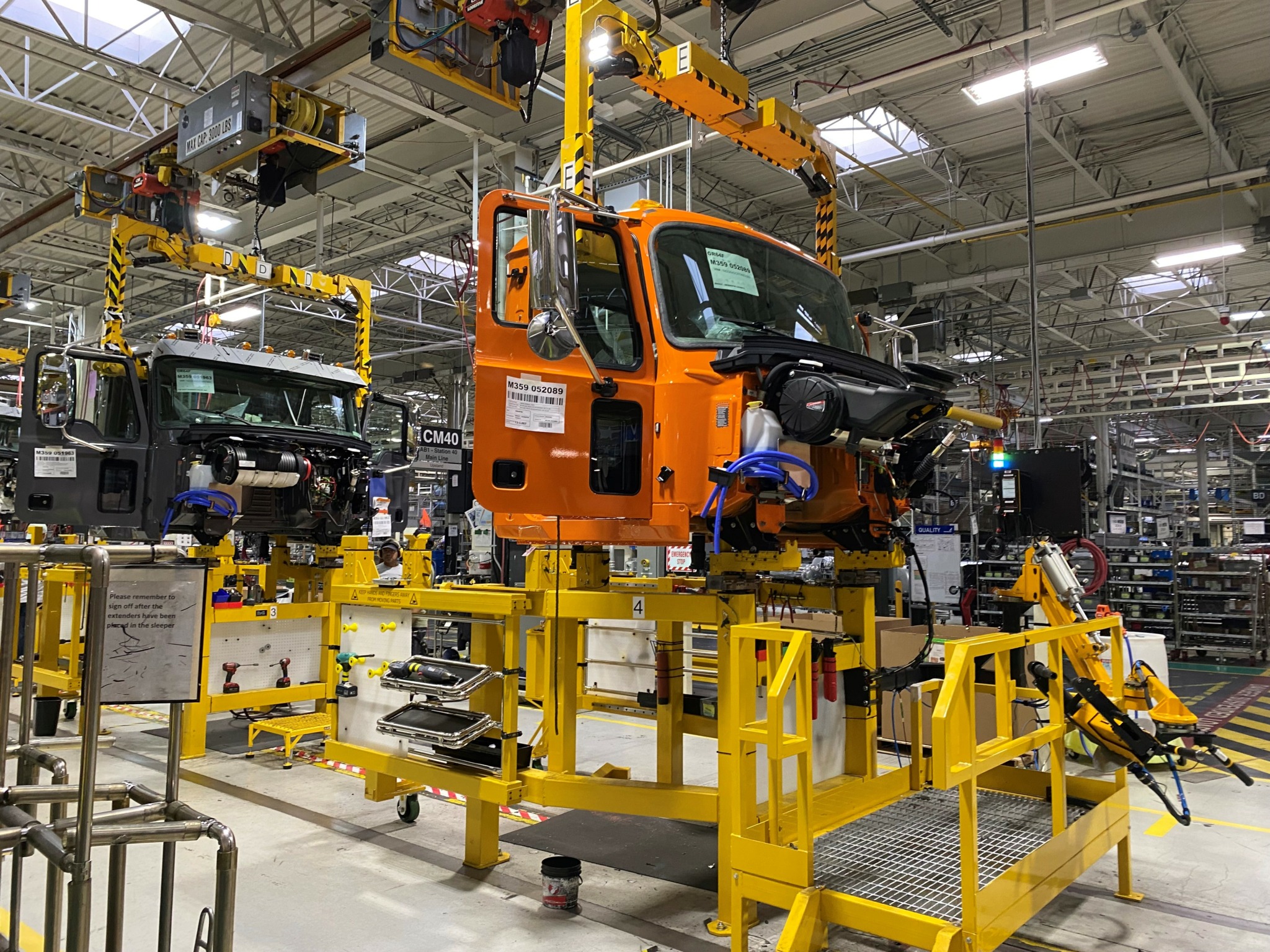 US Class-8 truck assembly line as domestic manufacturing weighs tariff impacts