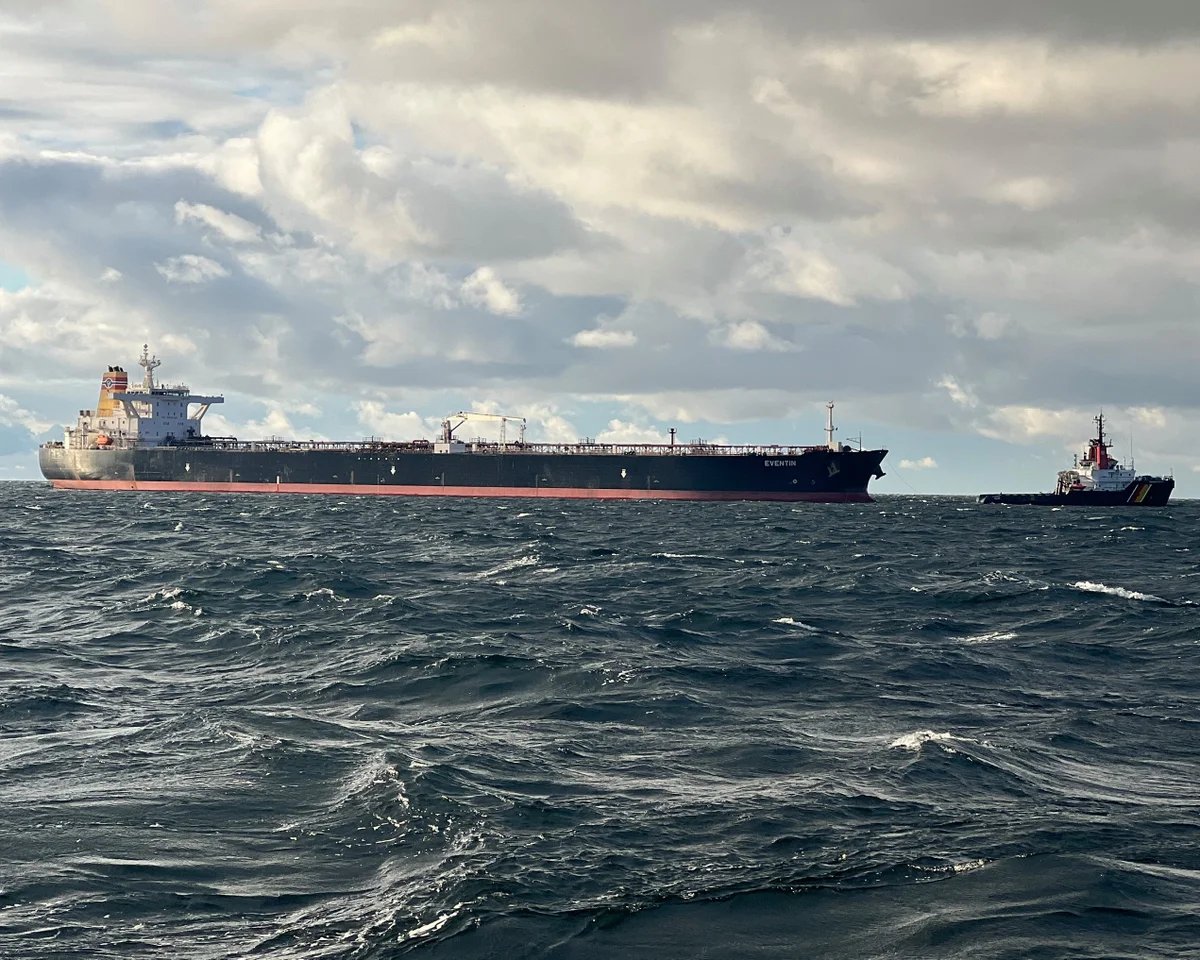 Oil tankers conducting ship-to-ship transfer as EU considers tougher inspections of Russia’s shadow fleet