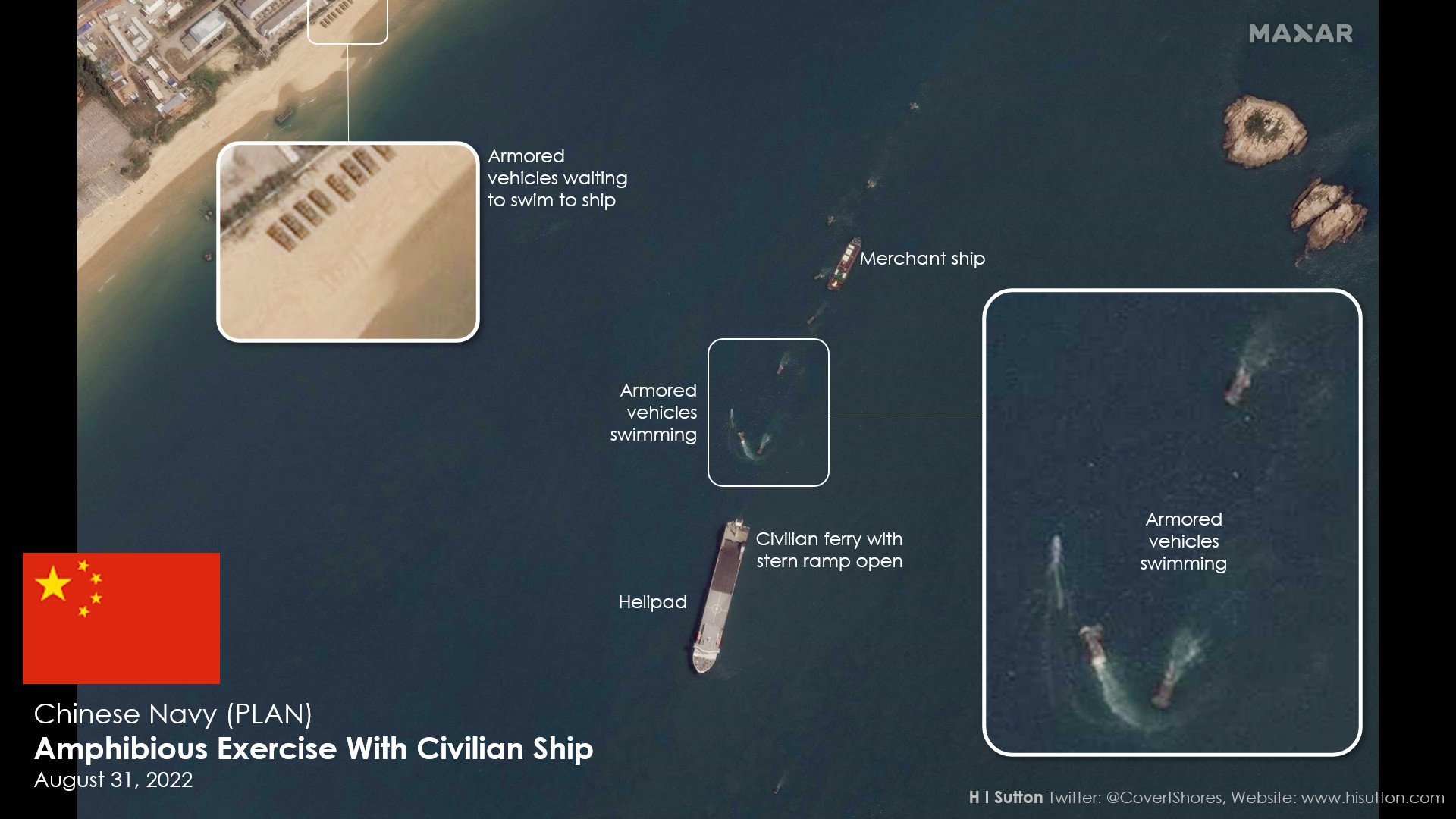 PLA uses ro-ro ferries for amphibious lift pla-ro-ro-ferries-assault-craft-satellite-imagery-usni-2022.jpg
