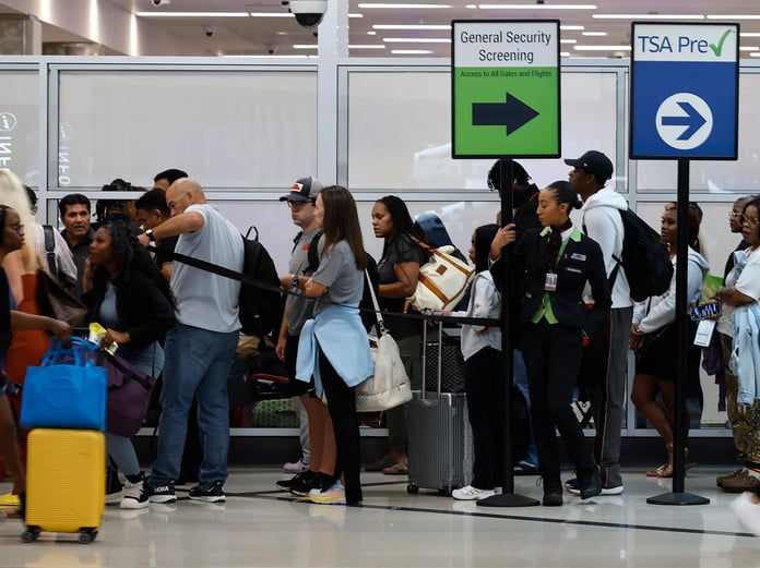 tsa during shutdown, airport security, air traffic controllers, natca, travel delays, what stays open
