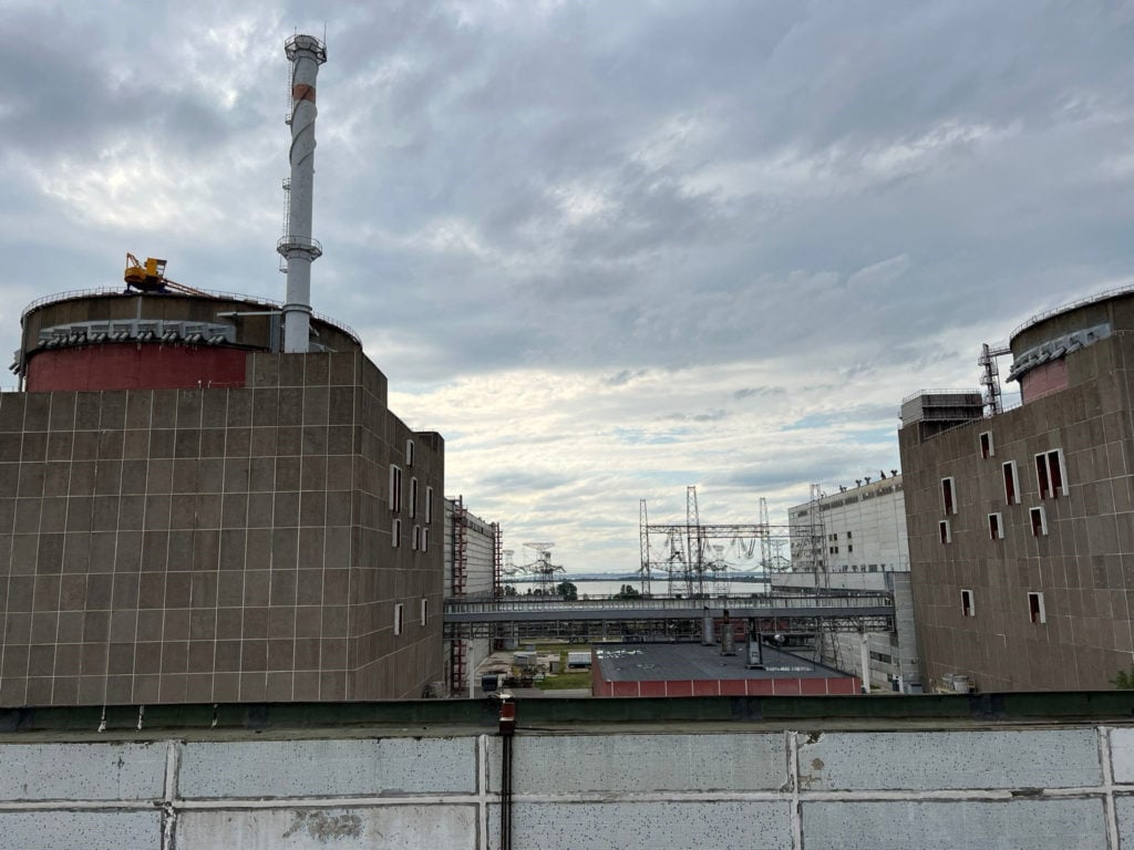 Zaporizhzhia’s fragile off-site power Zaporizhzhia nuclear plant with transmission lines amid repeated external power cuts