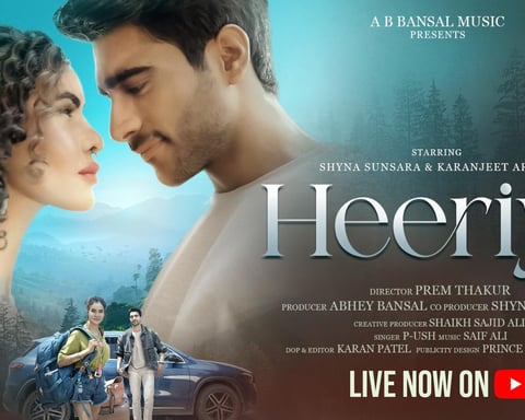Heeriye New Song by Shyna Sunsara & Karanjeet Arora, Bollywood Love Song Under Music Label AB Bansal Music