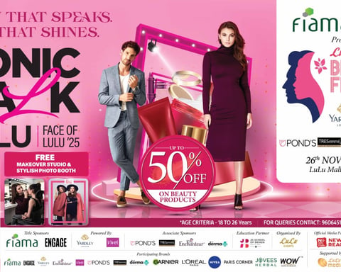 LuLu Beauty Fest Bengaluru 2025 Set to Dazzle with Grander Scale, New Categories, and Star-Studded Lineup
