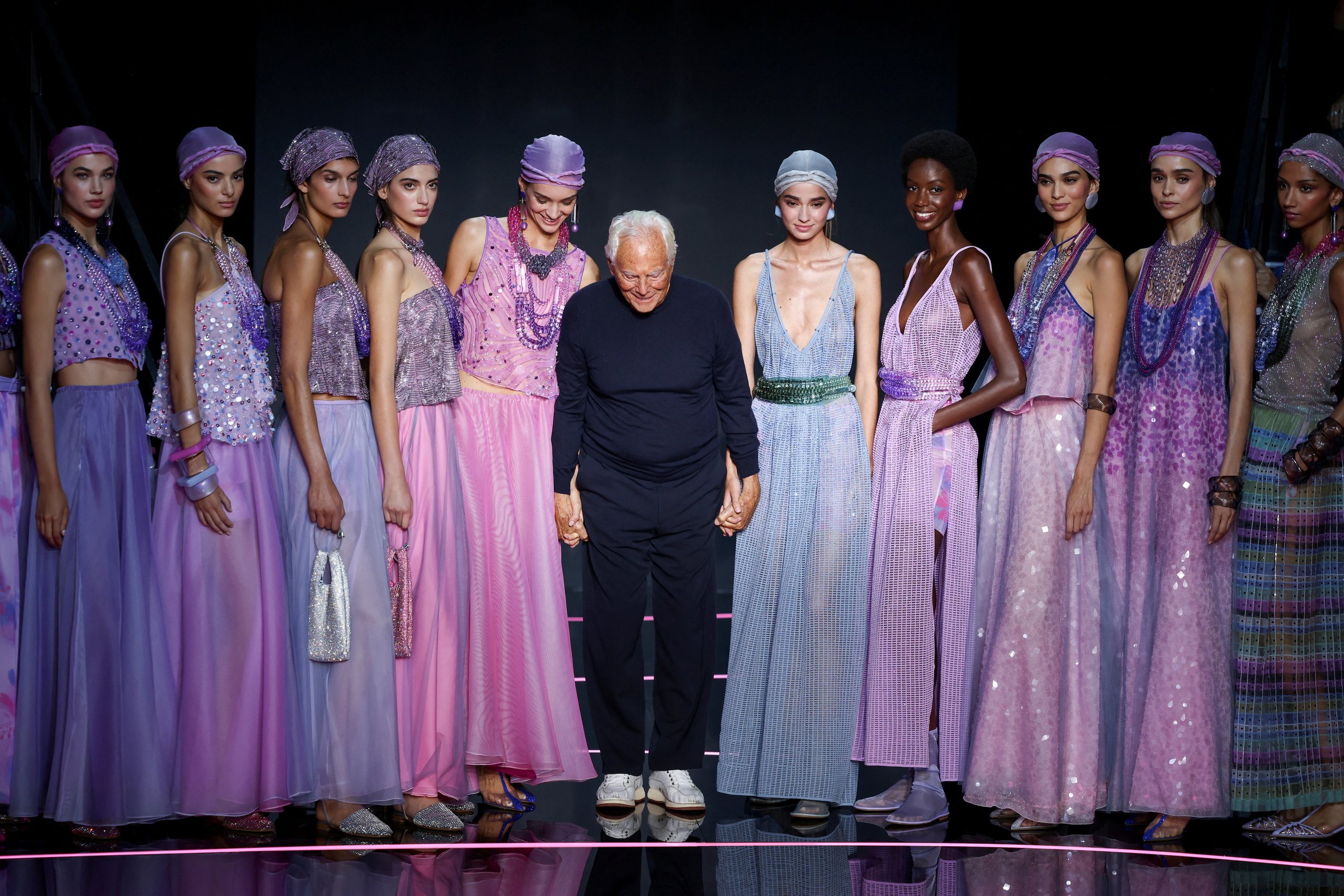 Giorgio Armani board directors succession plan Milan fashion empire