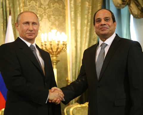 President Sisi at the inauguration of Egypt’s first nuclear power plant at El-Dabaa