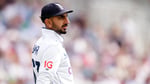 Shoaib Bashir bowling during practice ahead of Ashes 2025